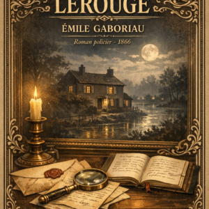 Couverture du livre L'affaire Lerouge d'Émile Gaboriau - Roman policier - Athelis Editions