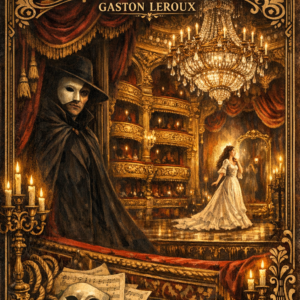 Couverture du livre Le fantôme de l'Opéra de Gaston Leroux - Roman fantastique - Athelis Editions