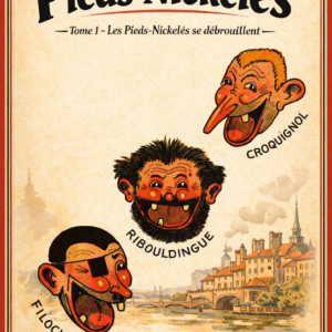 Couverture de Les nouvelles aventures des Pieds-Nickelés T1 de Louis Forton - Bande dessinée - Athelis Editions
