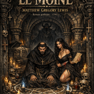 Couverture du livre Le moine de Matthew Gregory Lewis - Roman gothique - Athelis Editions