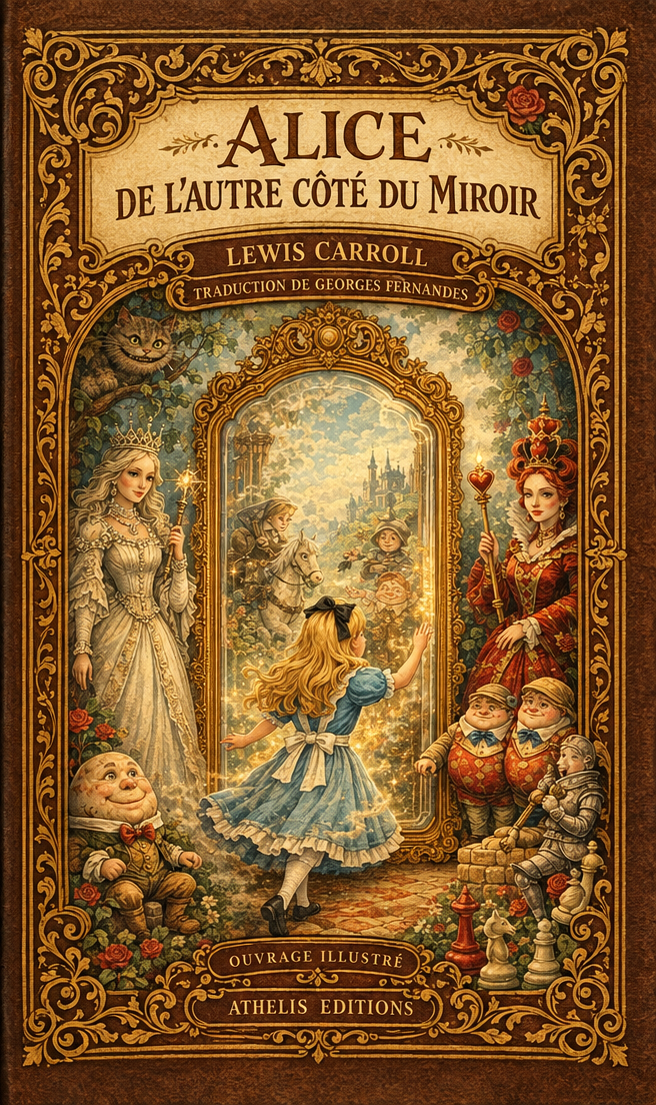 Alice de l'autre cote du miroir illustre